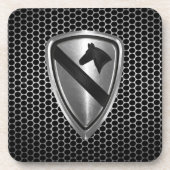 Eerste team van de divisie Cavalry Bier Onderzetter (Voorkant)