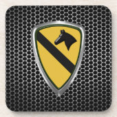 Eerste team van de divisie Cavalry Bier Onderzetter (Voorkant)