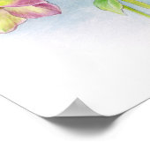 Eerste teken van de waterverf van de voorjaarshell poster (Hoek)