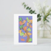 Eerste teken van Herfst Briefkaart (Staand voorkant)