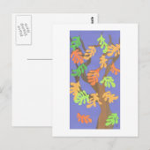 Eerste teken van Herfst Briefkaart (Voorkant / Achterkant)