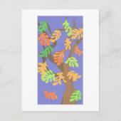 Eerste teken van Herfst Briefkaart (Voorkant)