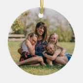 Eerste Tennessee Kerst Rood Foto Jaar Keepsake Keramisch Ornament (Voorkant)