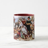 Eerste Thanksgiving 1621. Fine Art CadeauMokken Mok (Midden)