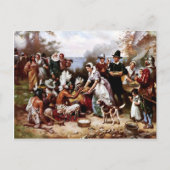 Eerste Thanksgiving 1621. Fine Art-Thanksgiving Briefkaart (Voorkant)