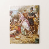 Eerste Thanksgiving 1621 Legpuzzel (Verticaal)