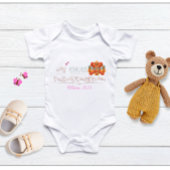 Eerste Thanksgiving ASL gebarentaal Naam toevoegen Romper