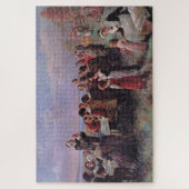 Eerste Thanksgiving bij Plymouth in 1621 Legpuzzel (Verticaal)