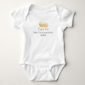 Eerste Thanksgiving Cutie Pie Herfst Baby One Piec Romper (Voorkant)