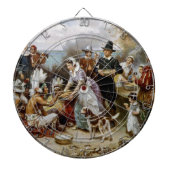 eerste Thanksgiving Dartbord (Voorkant)
