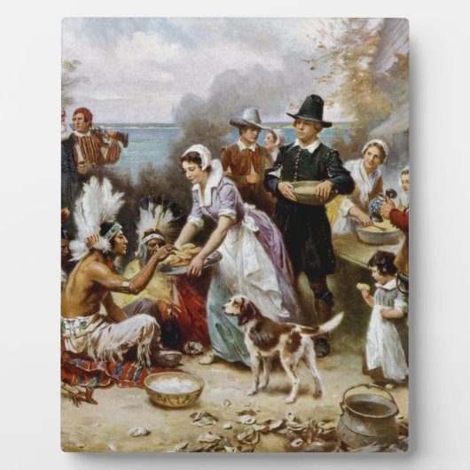 eerste Thanksgiving Fotoplaat (Voorkant)