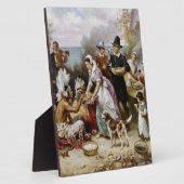 eerste Thanksgiving Fotoplaat (Zijkant)