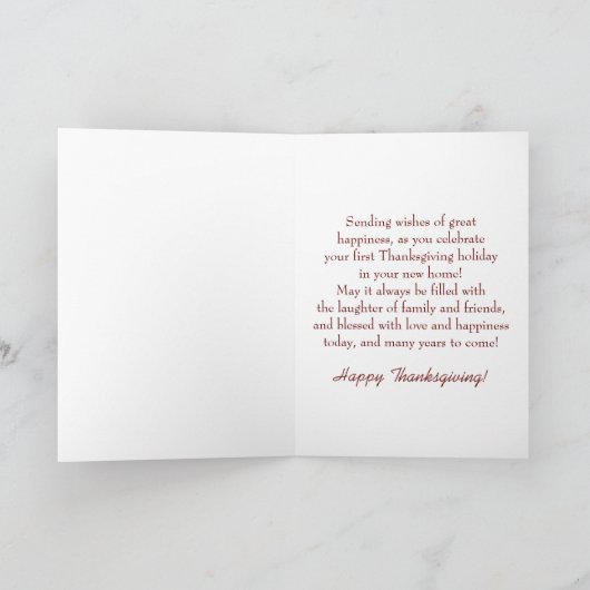 Eerste Thanksgiving in de Nieuwe Kaart van het (Binnen)