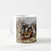 eerste Thanksgiving Koffiemok (Voorkant links)