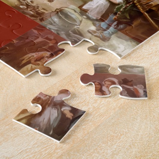 eerste Thanksgiving Legpuzzel (Zijkant)