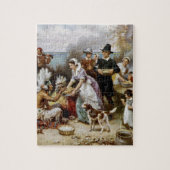 eerste Thanksgiving Legpuzzel (Verticaal)
