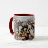 "Eerste" Thanksgiving Mok schilderen (Voorkant links)