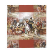 eerste Thanksgiving Notitieblok (Voorkant)