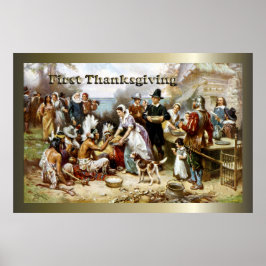 Eerste Thanksgiving Poster