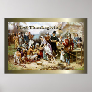 Eerste Thanksgiving Poster