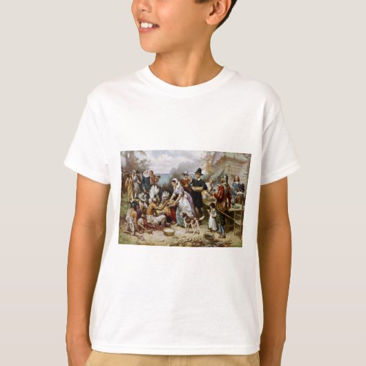 eerste Thanksgiving T-shirt (Voorkant)