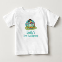 Eerste Thanksgiving Turkije met pompoen