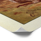 Eerste Thanksgiving van Jean Leon Gerome Ferris Poster (Hoek)