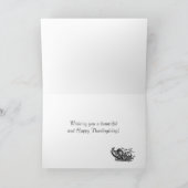 Eerste Thanksgiving van Kaart Ferris-Thanksgiving (Binnen)