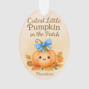Eerste Thanksgiving voor Baby Boy met pompoen Ornament