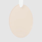 Eerste Thanksgiving voor Baby Boy met pompoen Ornament (achterkant)