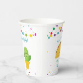 Eerste themalag voor de verjaardag van de fista papieren bekers (Rechts)