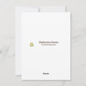 Eerste thuiskaart met katten feestdagenkaart (Achterkant)