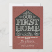 Eerste thuiswoningopwarming kaart (Voorkant)