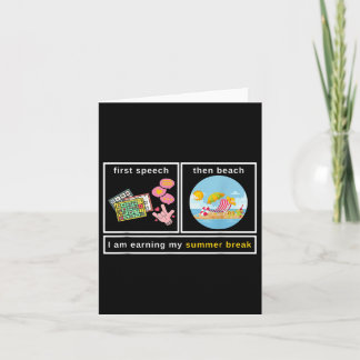 Eerste toespraak dan strand ik ben het verdienen v kaart