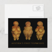 Eerste Topmodel Oostenrijk Briefkaart (Voorkant / Achterkant)