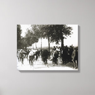 Eerste Tour de France 1903 De race start Canvas Afdruk