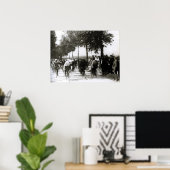 Eerste Tour de France 1903 De race start Poster (Thuiskantoor)