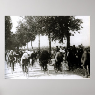 Eerste Tour de France 1903 Eerste Kilometer Wielre Poster