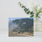 Eerste trein briefkaart (Staand voorkant)