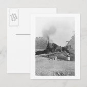 Eerste trein door de wand van Peking, Ch Briefkaart (Voorkant / Achterkant)