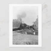 Eerste trein door de wand van Peking, Ch Briefkaart (Voorkant)