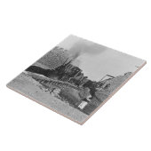 Eerste trein door de wand van Peking, Ch Tegeltje (Zijkant)