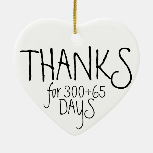 Eerste trouwdag echtgenote man keramisch ornament (Achterkant)