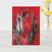 Eerste trouwdag kaart (Gele Bloem)