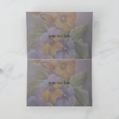 Eerste trouwdag kaart (Binnen)