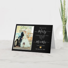 Eerste trouwdag tussen de heer en mevrouw Gold Hea Kaart