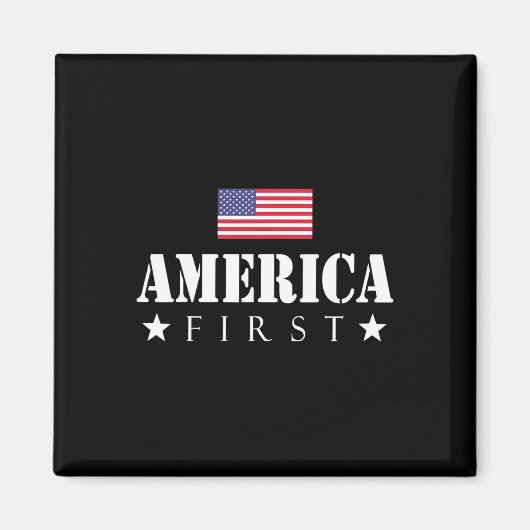 Eerste Trump 2024 America First Magneet (Voorkant)