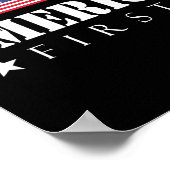 Eerste Trump 2024 America First Poster (Hoek)