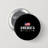 Eerste Trump 2024 America First Ronde Button 5,7 Cm (Voorkant /achterkant)