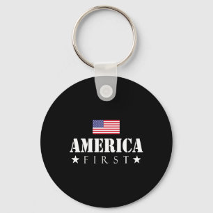 Eerste Trump 2024 America First Sleutelhanger